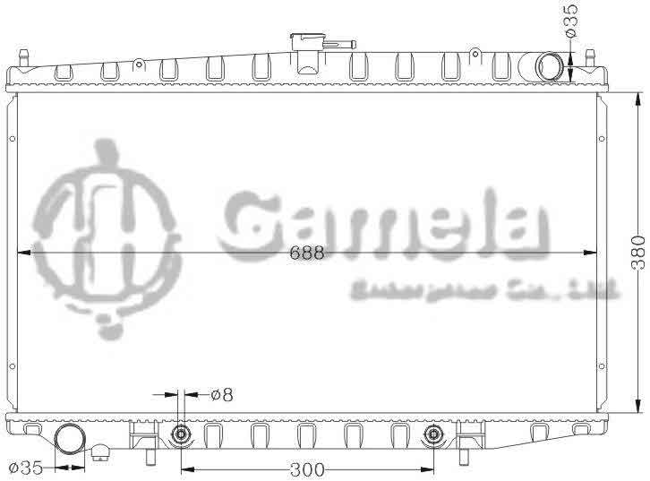 6115009N - Radiator-for-NISSAN-BLUEBIRD-93-98-U13-AT-OEM-21460-0E200-0E600-1E400-DPI-1573