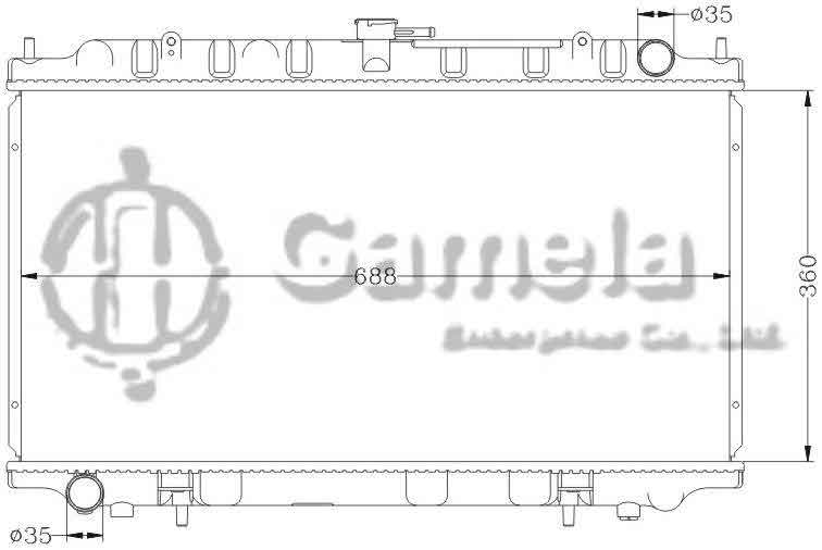 6115012N - Radiator-for-NISSAN-BLUEBIRD-98-00-U14-MT-OEM-2140-2J200-8E100