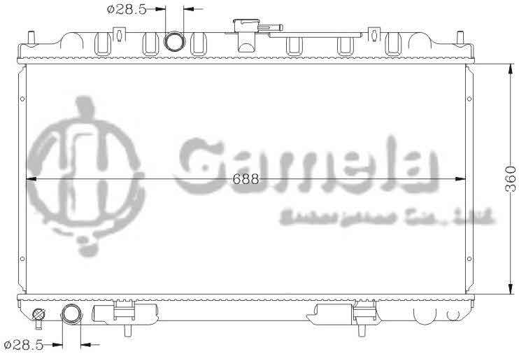 6115018N - Radiator-for-NISSAN-SUNNY-00-N16-B15-QG13-MT-OEM-21410-4M400-4M407