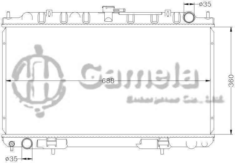 6115022N - Radiator-for-NISSAN-SUNNY-02-Dong-Feng-Yang-Guang-2-O-MT