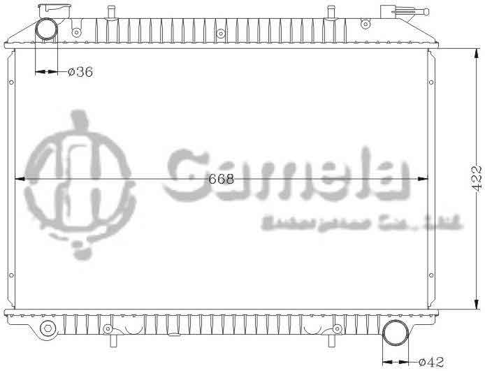 6115023N - Radiator-for-NISSAN-VANETTE-92-95-MT-OEM-211410-9C001-9C002-9C101