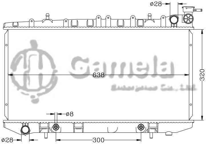 6115035N - Radiator-for-NISSAN-SUNNY-B13-91-93-AT-OEM-21460-60Y00-65Y02-DPI-1178-1426-1152-1317