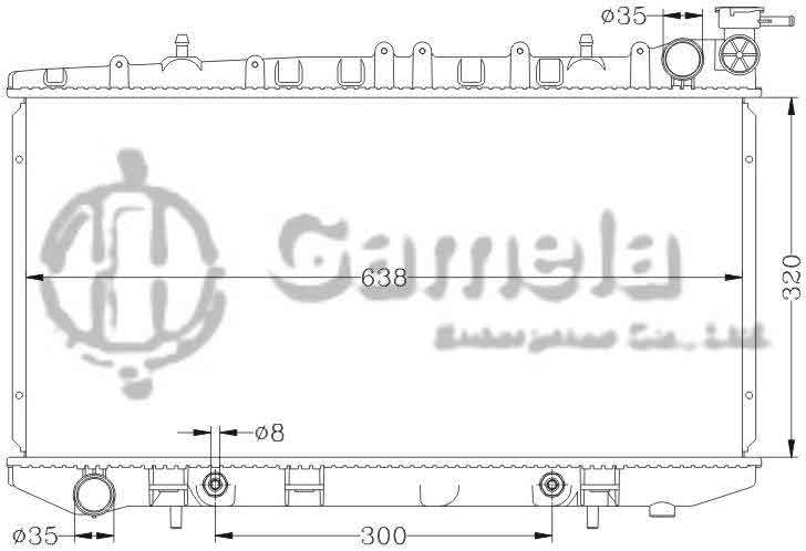 6115037N - Radiator-for-NISSAN-SUNNY-B14-94-96-AT-OEM-21460-58Y00-OM001-OM501-DPI-1976-1978