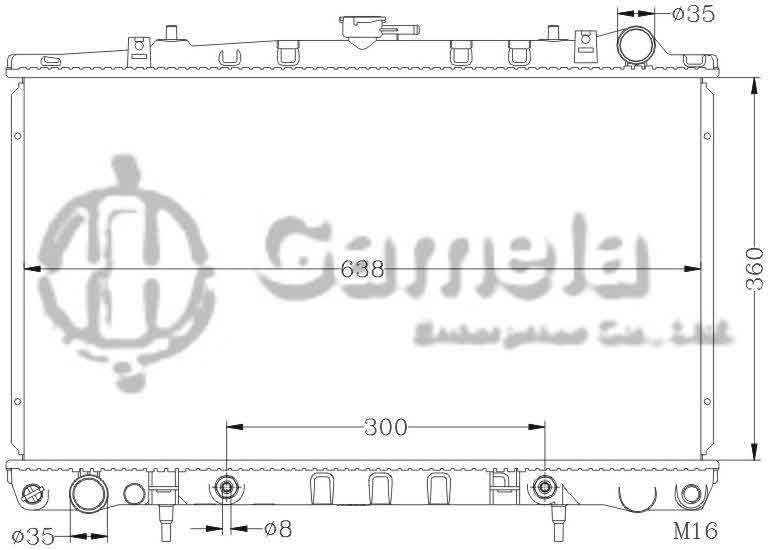 6115041N - Radiator-for-NISSAN-240SX-89-90-AT