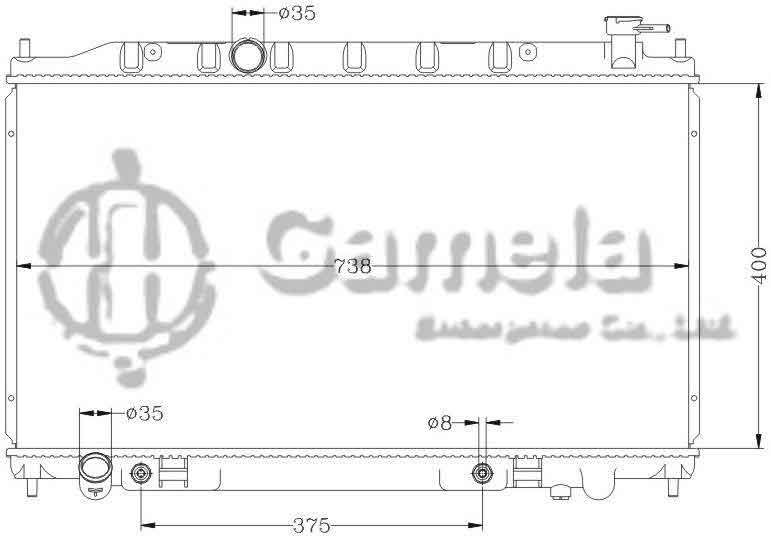 6115047N - Radiator-for-NISSAN-ALTIMA-4CYL-02-AT