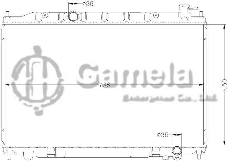 6115052N - Radiator-for-NISSAN-MURANO-03-MT