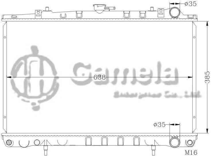 6115064AN - Radiator-for-NISSAN-ALTIMA-89-91-A31-C33-R32-MT-OEM-21410