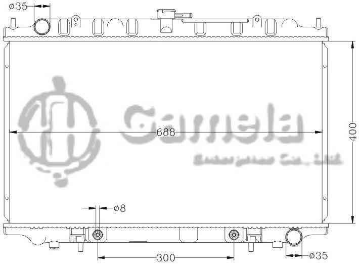 6115069N - Radiator-for-NISSAN-MAXIMA-95-02-A32-AT-OEM-21460-31U10