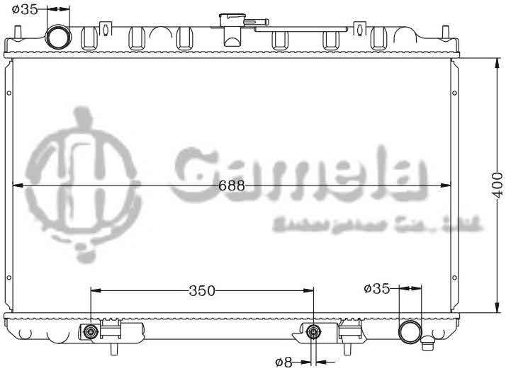 6115071N - Radiator-for-MITSUBISHI-CARISMA-MT-OEM-MB299522