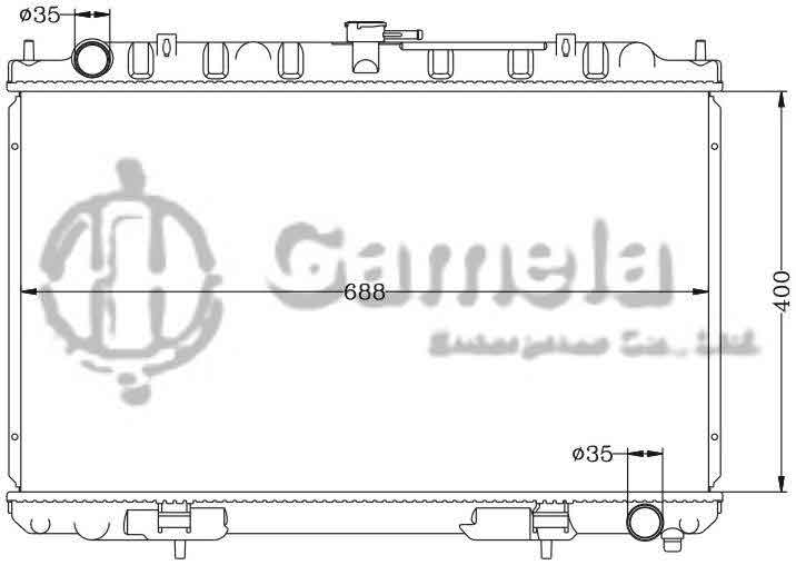 6115072AN - Radiator-for-NISSAN-MAXIMA-03-A33-MT