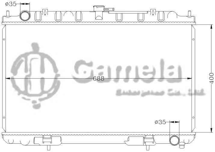 6115074N - Radiator-for-NISSAN-MAXIMA-03-A33-MT