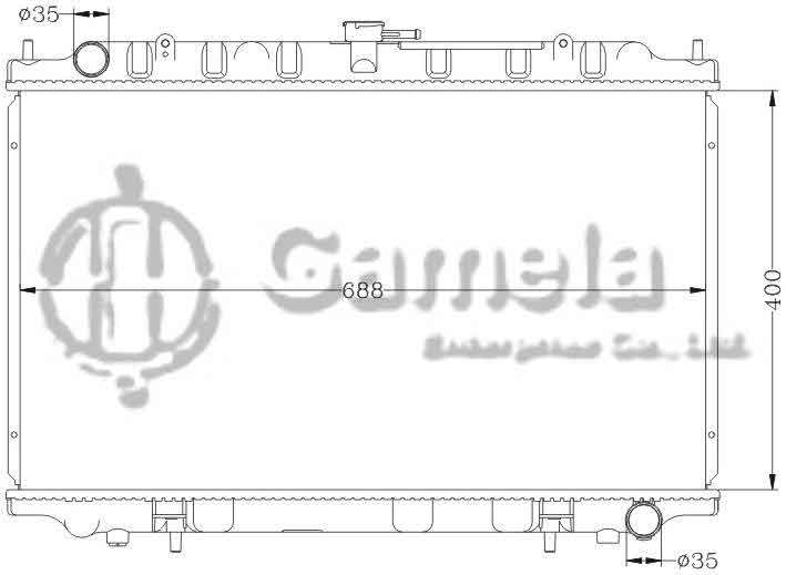 6115076AN - Radiator-for-NISSAN-MAXIMA-95-02-A32-MT-OEM-21410-0L710-2Y900