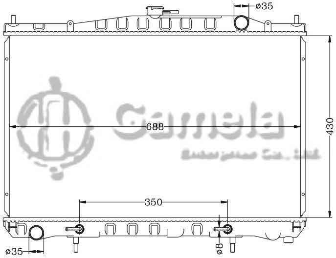 6115089AN - Radiator-for-NISSAN-CIMA-91-96-FGY32-AT-OEM-21460-1P100