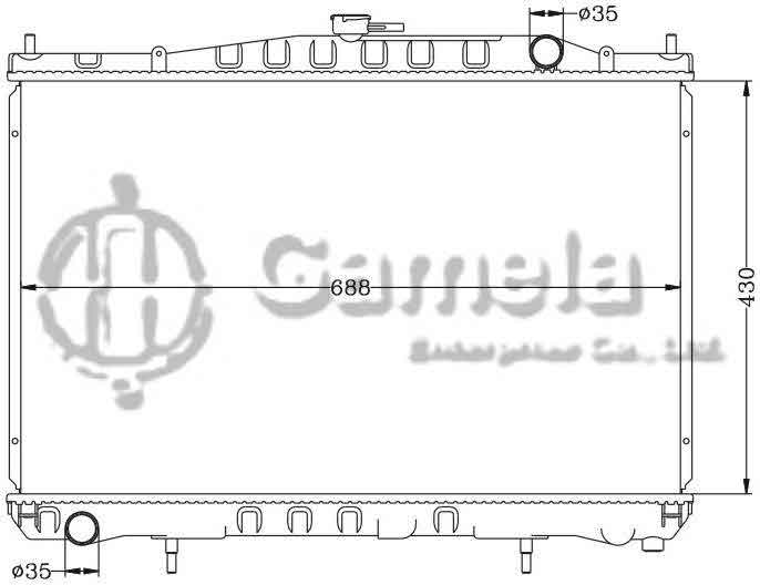 6115090AN - Radiator-for-NISSAN-CIMA-91-96-FGY32-MT