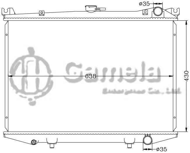 6115094N - Radiator-for-NISSAN-HARDBODY-92-95-D21-MT-OEM-21400-09G11-DPI-223