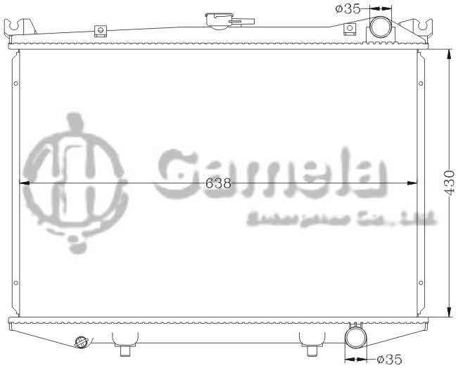 6115096N - Radiator-for-NISSAN-HARDBODY-92-95-D21-MT-OEM-21400-09G11