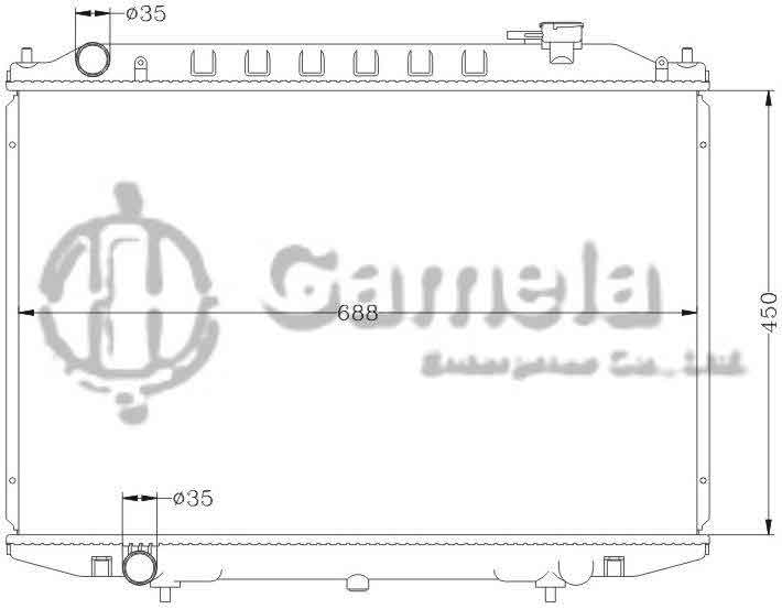 6115114N - Radiator-for-NISSAN-BD22-TD27-MT