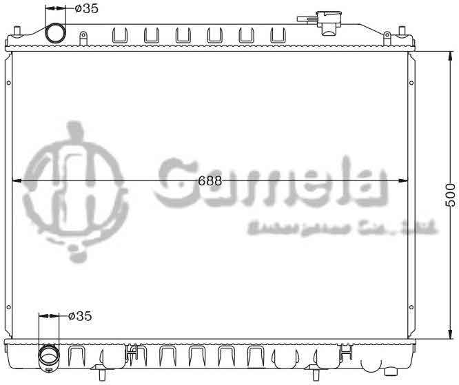 6115118N - Radiator-for-NISSAN-MT