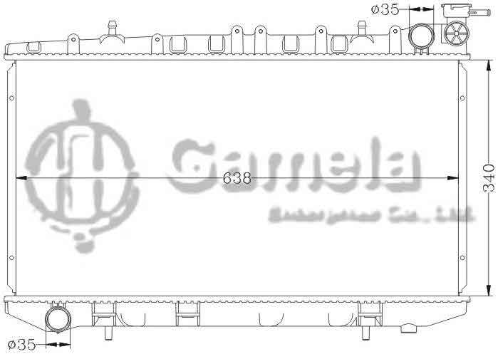 6115120N - Radiator-for-NISSAN-PRIMERA-91-93-P10-SR20-MT-OEM-21410-53J30-64J00-DPI-1158