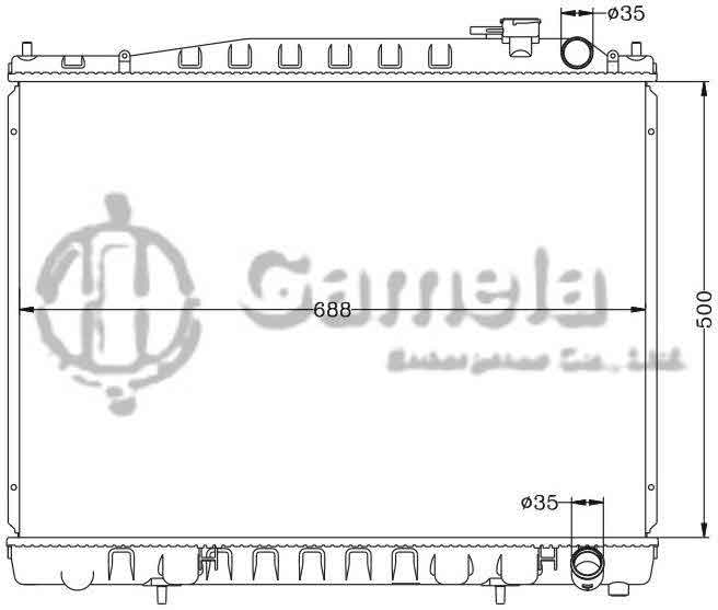 6115130AN - Radiator-for-NISSAN-TERRANO-97-99-E50-R50-VG33-MT-NISSAN-PATHFINDER-IMQX4-95-99-MT