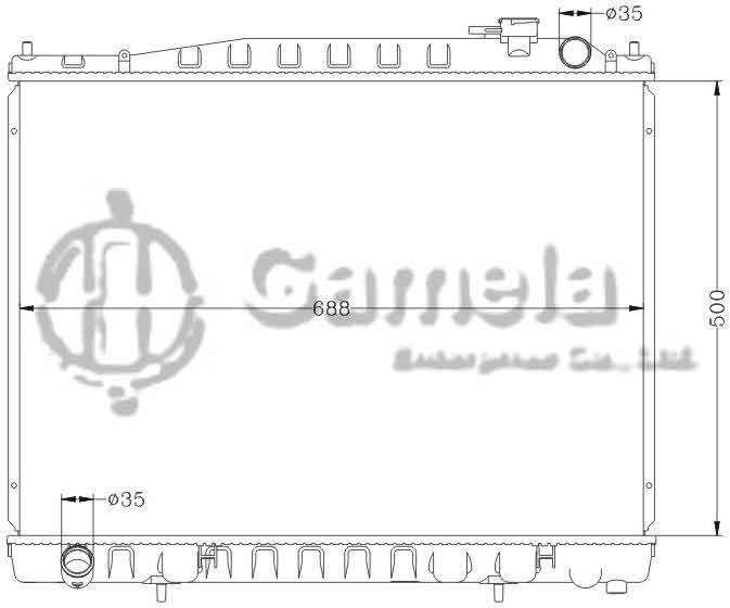 6115132AN - Radiator-for-NISSAN-TERRANO-95-97-PR50-TD27-MT