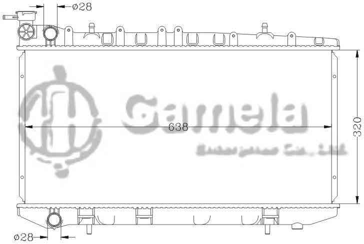 6115146AN - Radiator-for-NISSAN-SUNNY-B13-91-93-MT