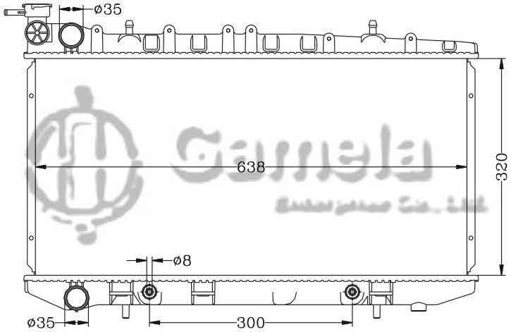 6115148AN - Radiator-for-NISSAN-SUNNY-B14-94-96-AT