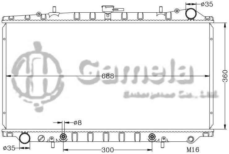 6115163N - Radiator-for-NISSAN-AVENIR-W10-CD20-D-AT