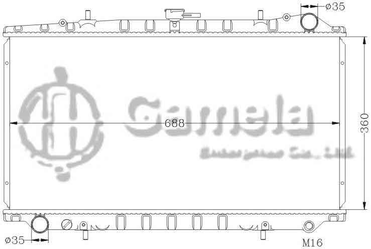 6115164N - Radiator-for-NISSAN-AVENIR-W10-CD20-D-MT