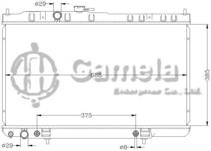 6115185N - Radiator-for-NISSAN-SUNNY-07-AT-OEM-21460-95F0C