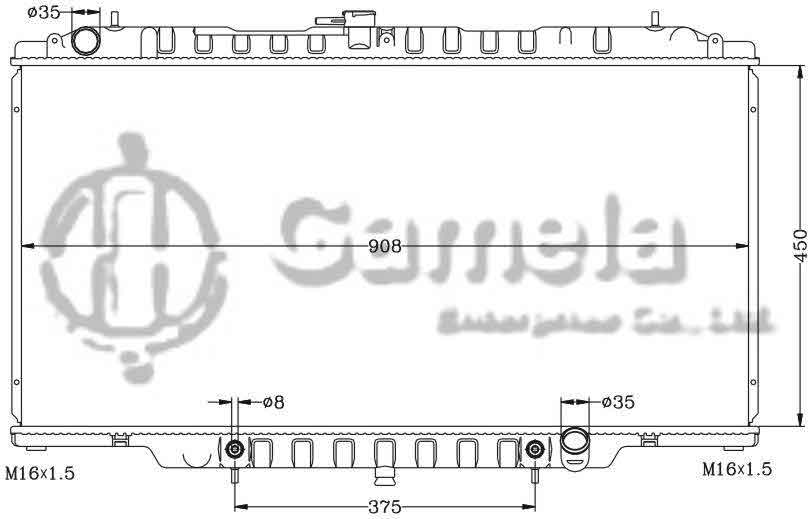 6115189N - Radiator-for-NISSAN-SAFARI-97-99-WGY61-AT-OEM-21460-VB100