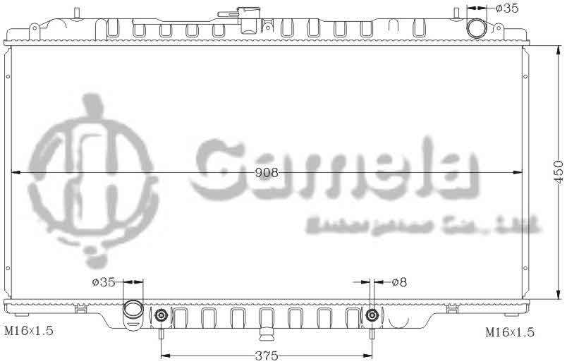 6115193N - Radiator-for-NISSAN-SAFARI-97-99-KD-WRGY61-AT-OEM-21460-VB201