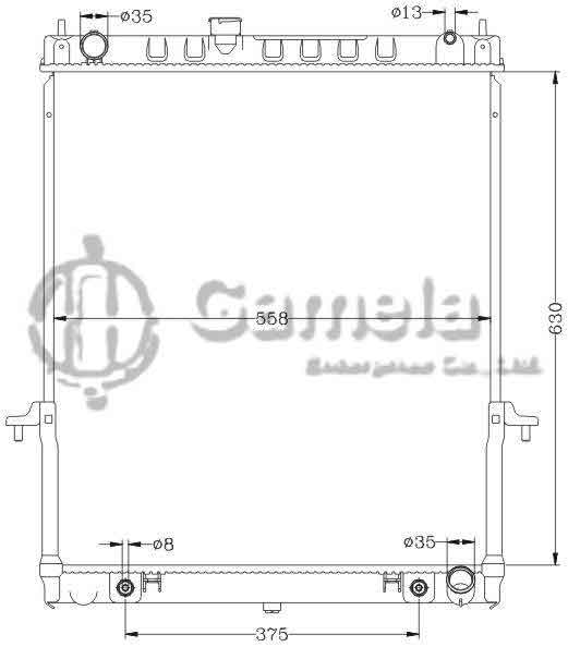 6115205N - Radiator-for-NISSAN-SAFARI-07-AT-OEM-21460-VC200