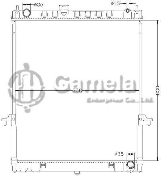 6115206N - Radiator-for-NISSAN-SAFARI-07-MT