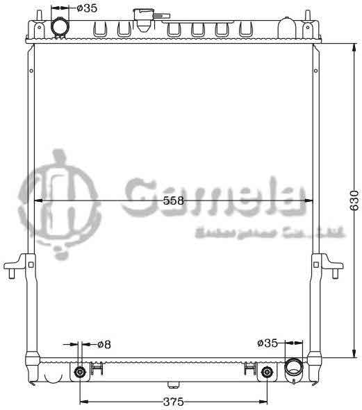 6115207N - Radiator-for-NISSAN-PATRO-01-AT-OEM-21460-VC215