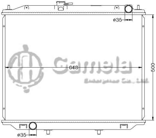 6115212N - Radiator-for-NISSAN-TERRANO-02-MT-NISSAN-DATSUN-TRUCK-97-03-MT-OEM-21410-7F000