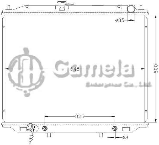 6115213N - Radiator-for-NISSAN-TERRANO-02-AT-OEM-21450-2X900