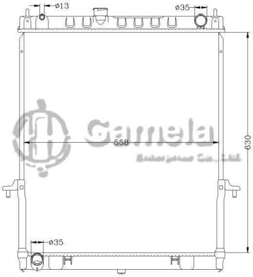 6115224N - Radiator-for-NISSAN-SAFARI-07-MT