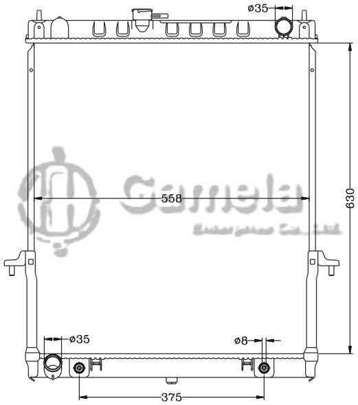 6115225N - Radiator-for-NISSAN-PATRO-01-AT