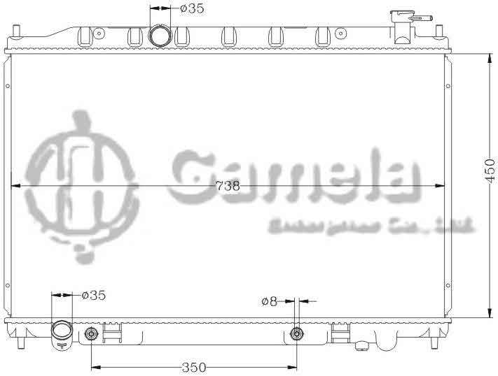 6115229N - Radiator-for-NISSAN-MURANO-03-AT