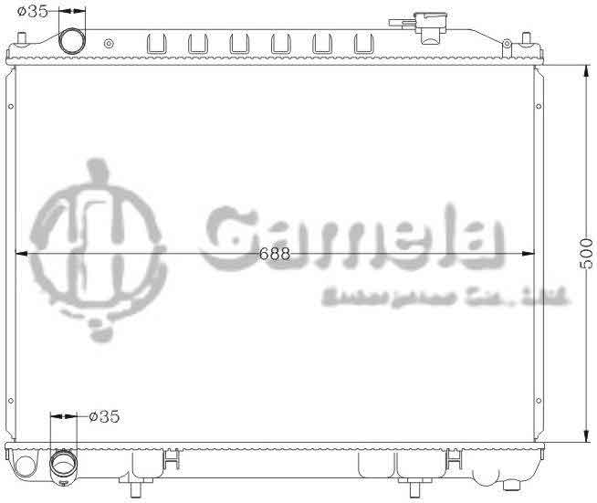 6115236N - Radiator-for-NISSAN-PATHFINDER-00-02-APE50-MT