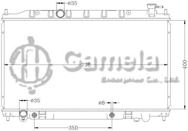 6115248N - Radiator-for-NISSAN-ALTIMA-4CYL-02-AT-OEM-21460-8JI00-DPI-2414