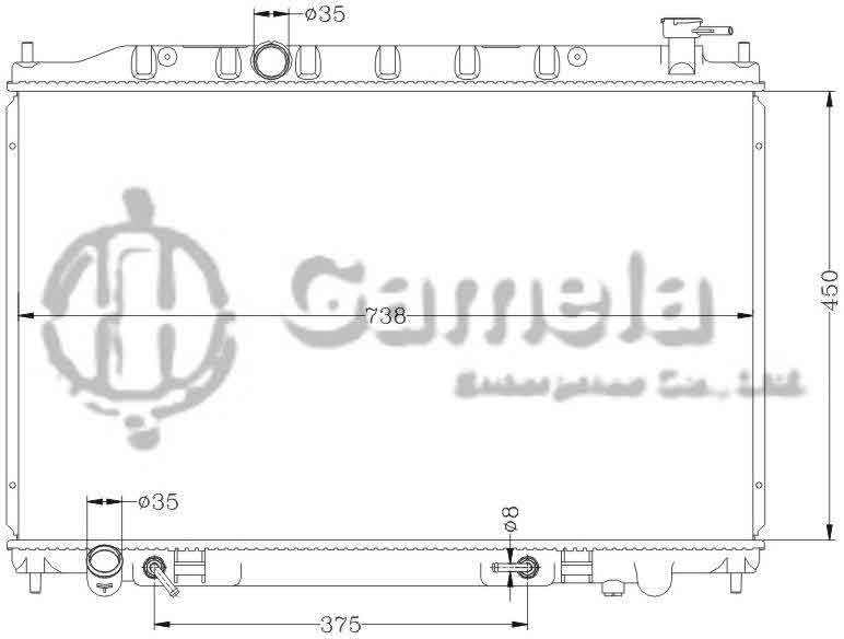 6115249N - Radiator-for-NISSAN-PRESAGE-U31-04-AT