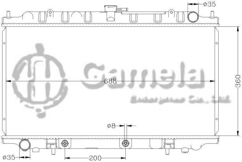 6115256N - Radiator-for-NISSAN-BLUEBIRD-EU14-KD-SU14-96-AT