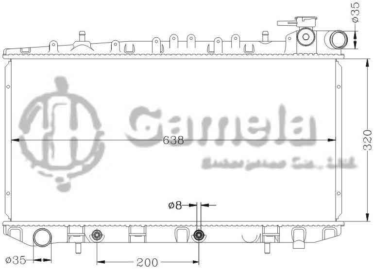 6115267N - Radiator-for-NISSAN-SUNNY-90-N14-Y10-AT