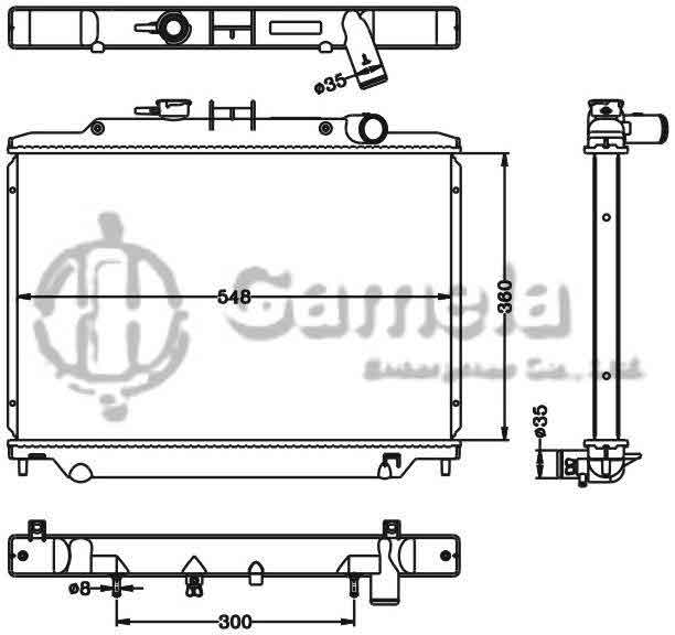 6115281N - Radiator-for-NISSAN-UNVAN-06-AT