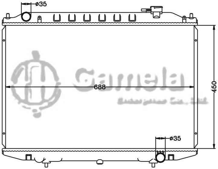 6115296N - Radiator-for-NISSAN-Zheng-Zhou-Ri-Chan-Y37-MT