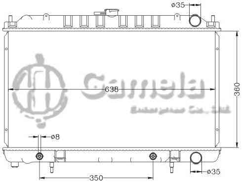 6115305NA - Radiator-for-NISSAN-SILVIA-240SX-95-98-AT-DPI-1751