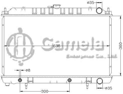 6115307NA - Radiator-for-NISSAN-SILVIA-240SX-95-98-AT