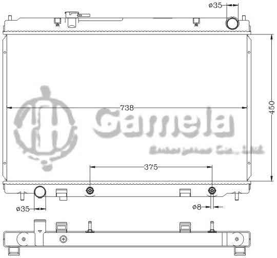 6115311NA - Radiator-for-NISSAN-INFINITI-FUGA-M35-06-08-AT-OEM-21460-EH100-EG000-EG200-DPI-2780